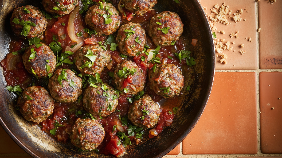 Ras El Hanout Lamb Meatballs