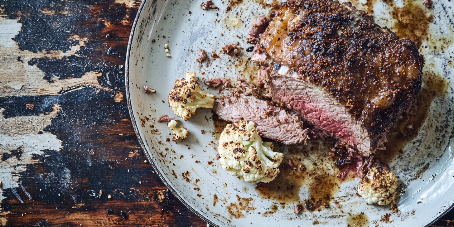Rose Harissa Roast Lamb or Cauliflower Rub