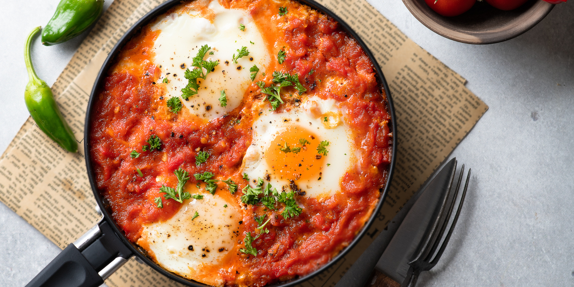 Rose Harissa Shakshuka