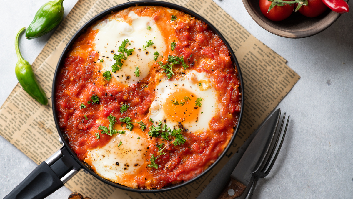 Rose Harissa Shakshuka