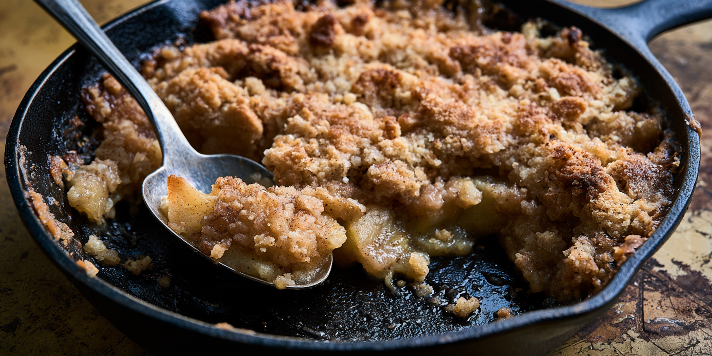 Saigon Cinnamon Apple Crisp Skillet