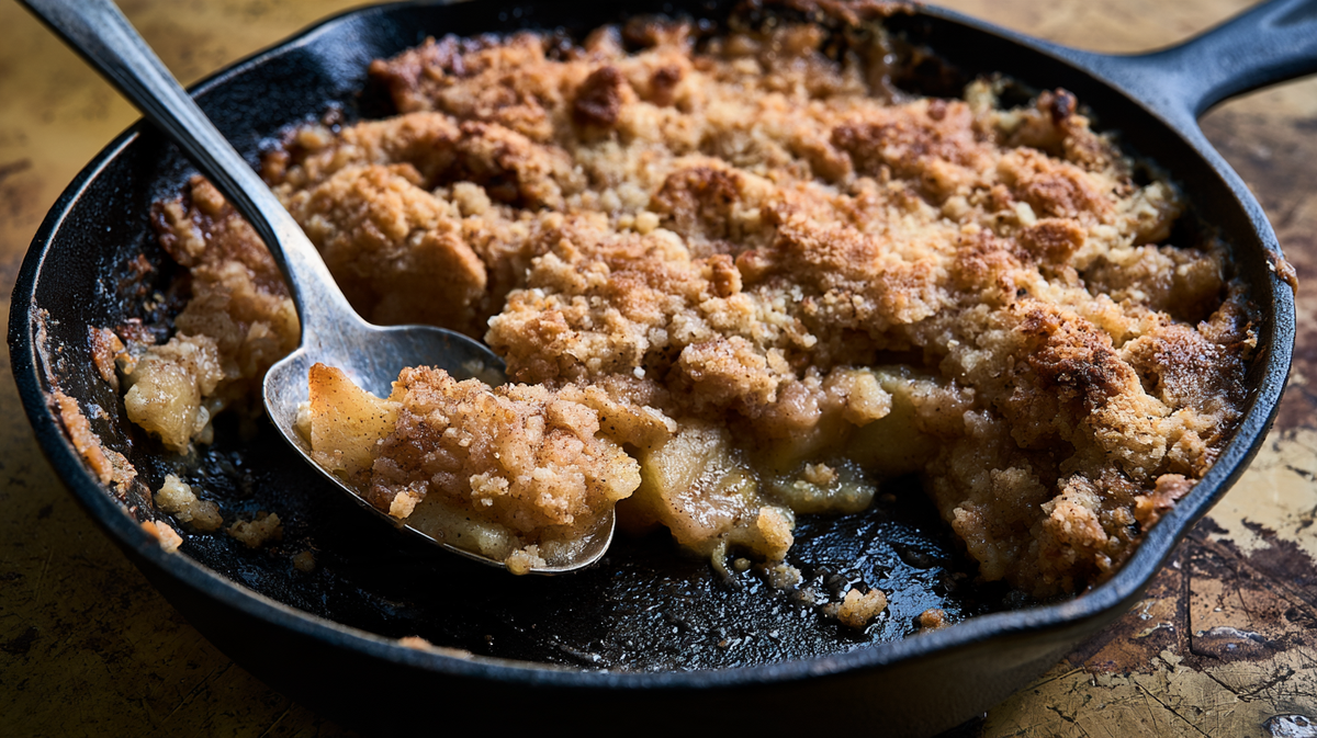 Saigon Cinnamon Apple Crisp Skillet