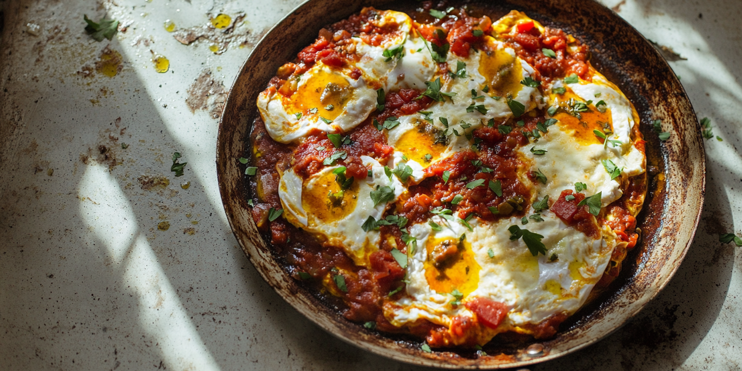 Shakshuka with Harissa/Pilpelchuma