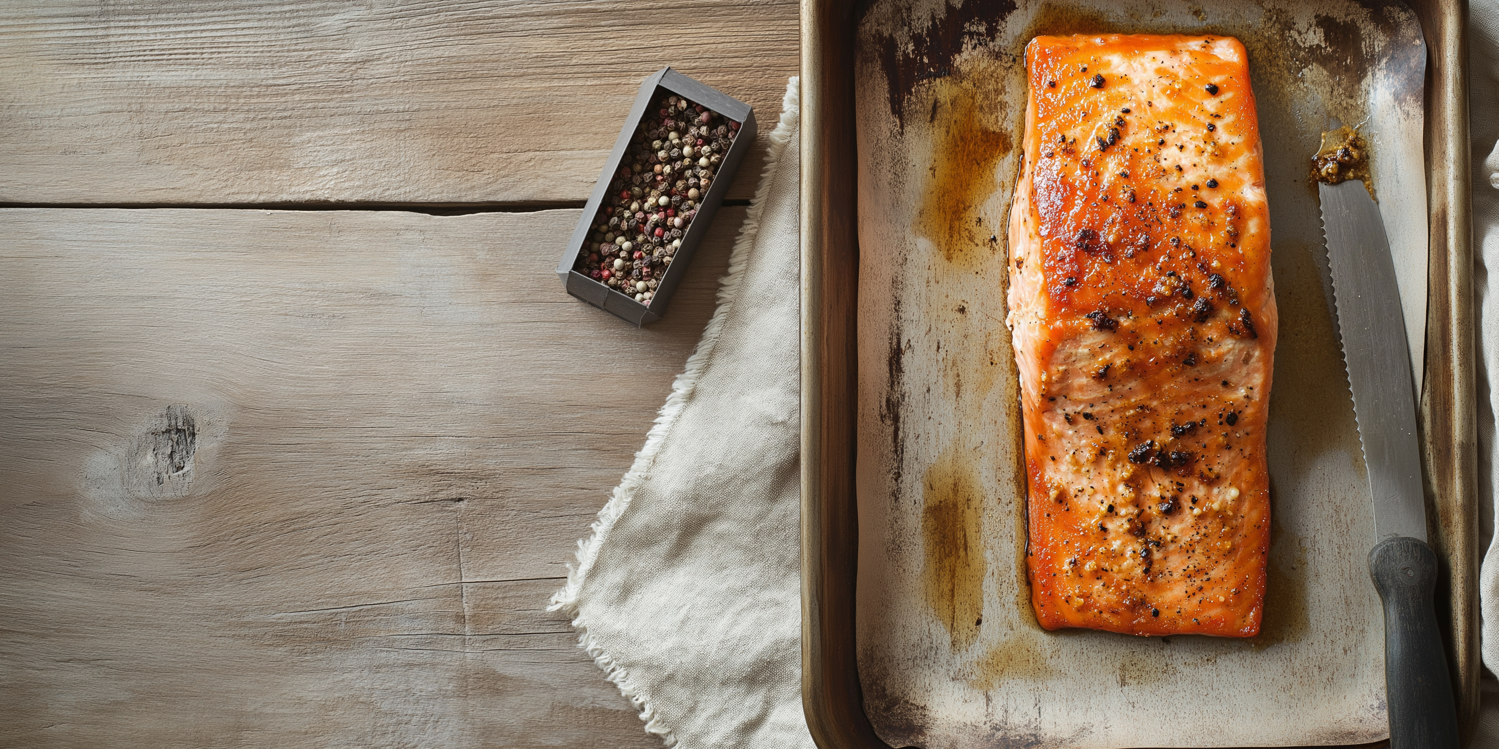 Sheet Pan Harissa Salmon