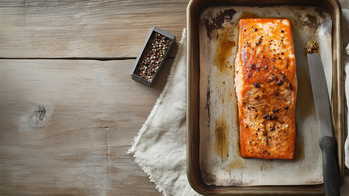 Sheet Pan Harissa Salmon