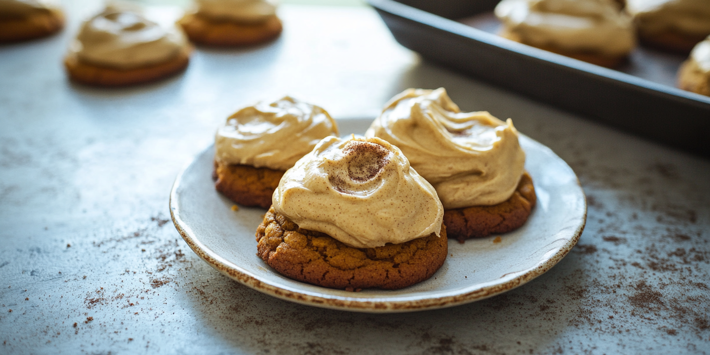 Soft Pumpkin Sugar Cookies