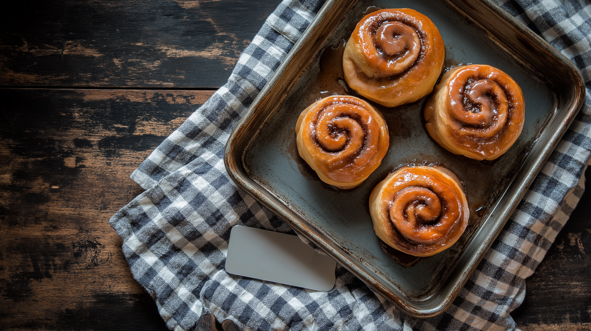 Sticky Maple Cinnamon Rolls