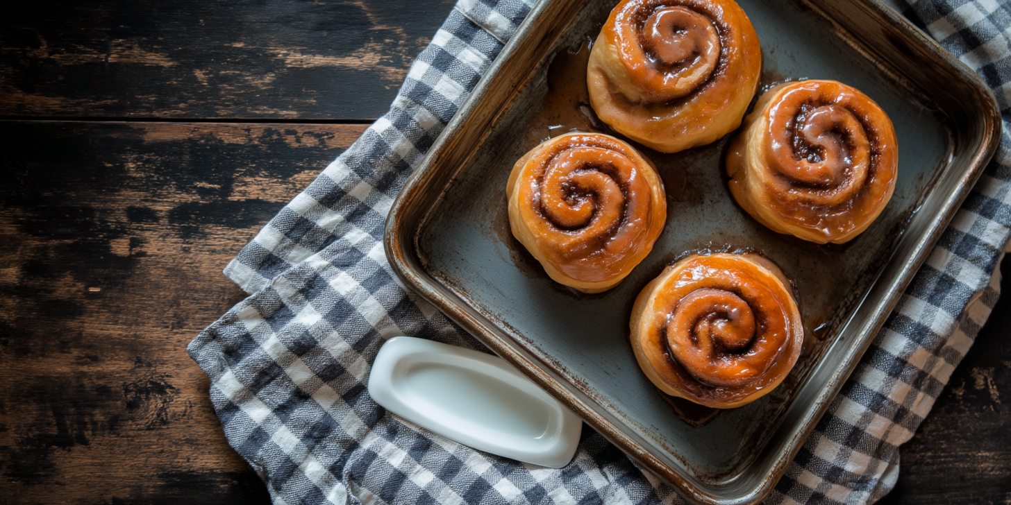 Sticky Maple Cinnamon Rolls with Pumpkin Pie Spice