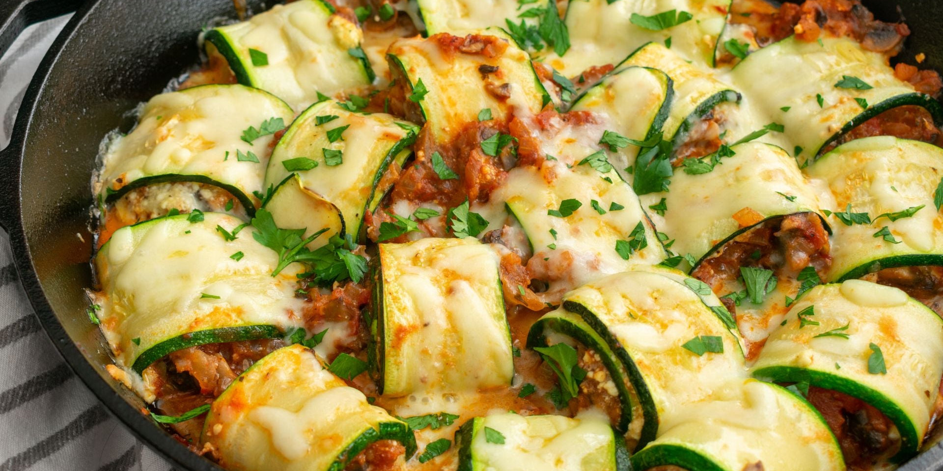 Skillet Lasagna with Aleppo Pepper & Summer Squash