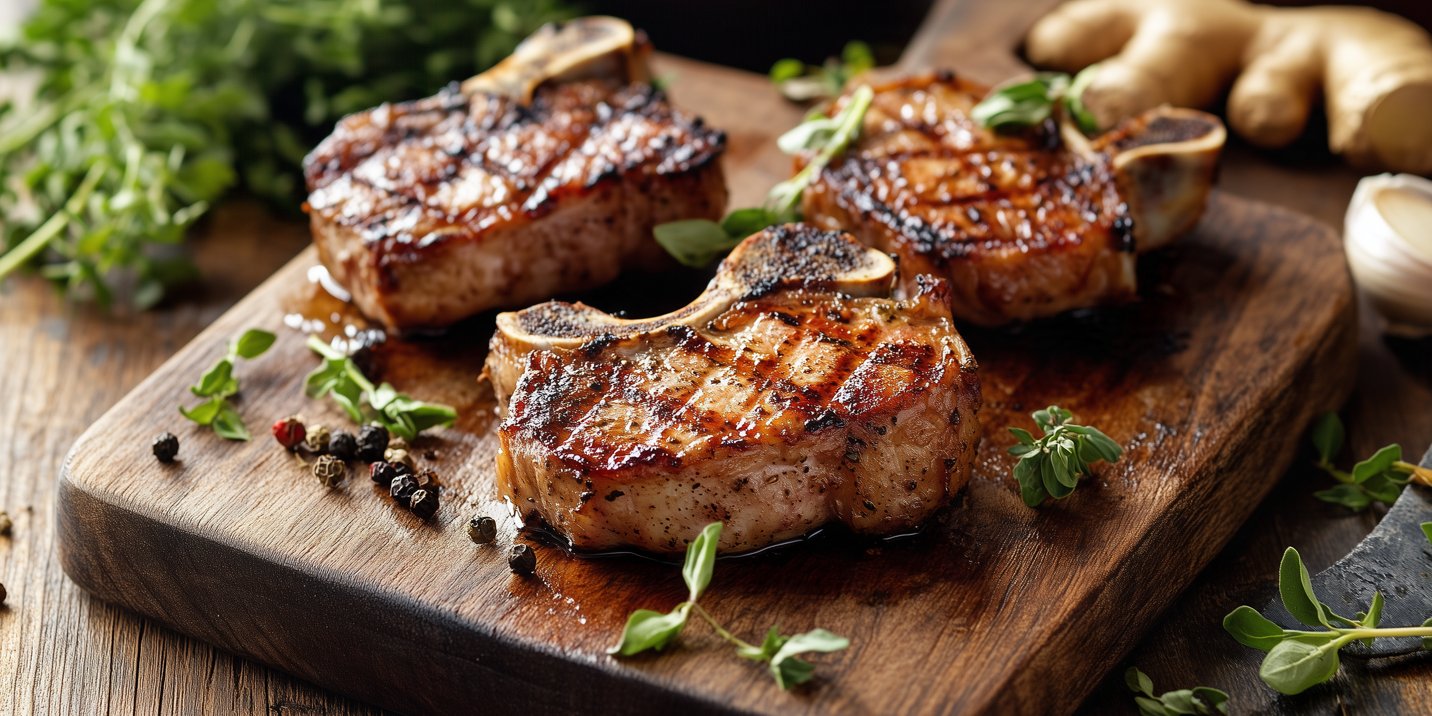 Tuscan Grilled Pork Chops