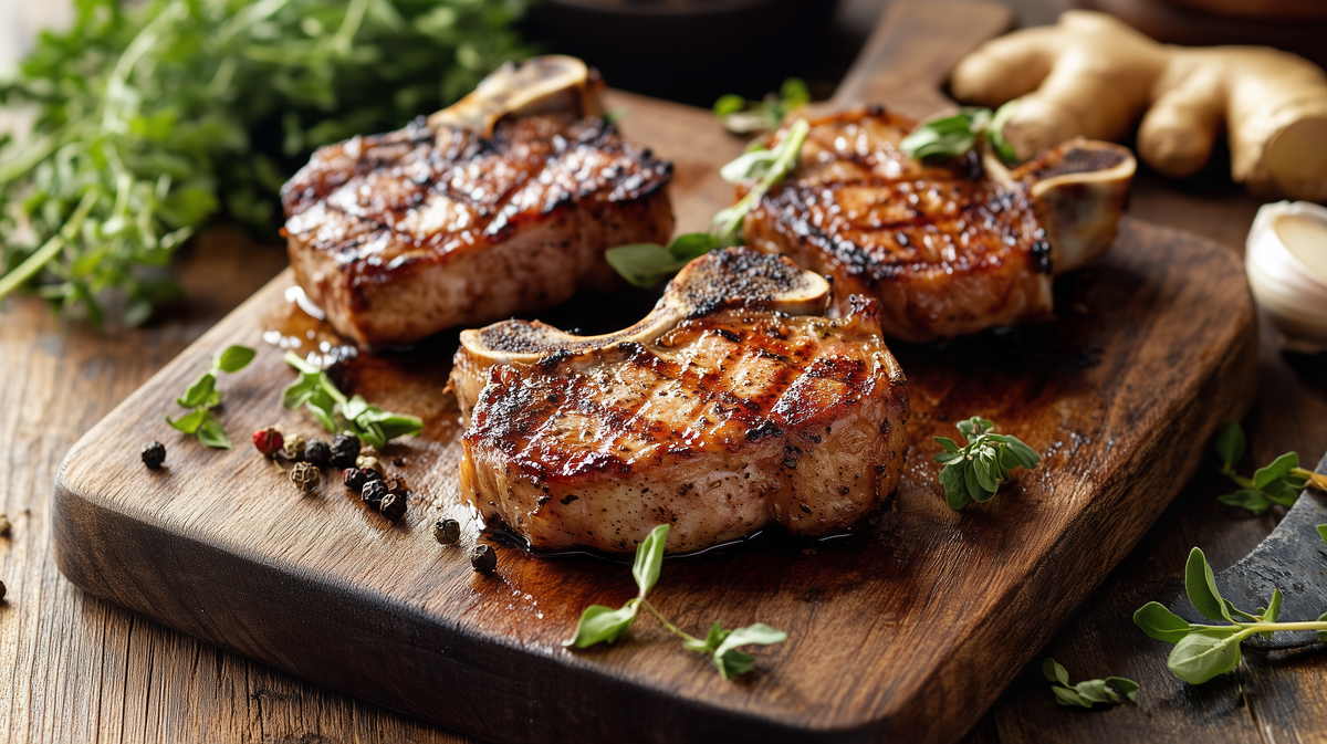 Tuscan Grilled Pork Chops