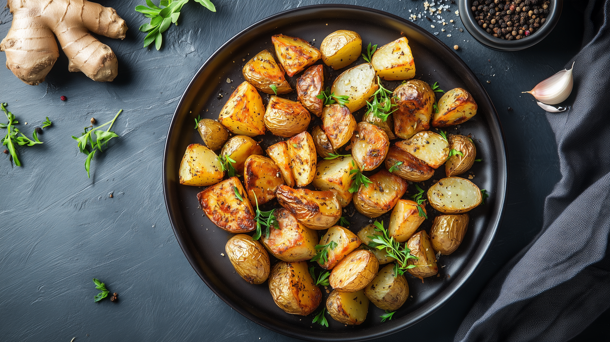 Tuscan Roasted Potatoes with Garlic
