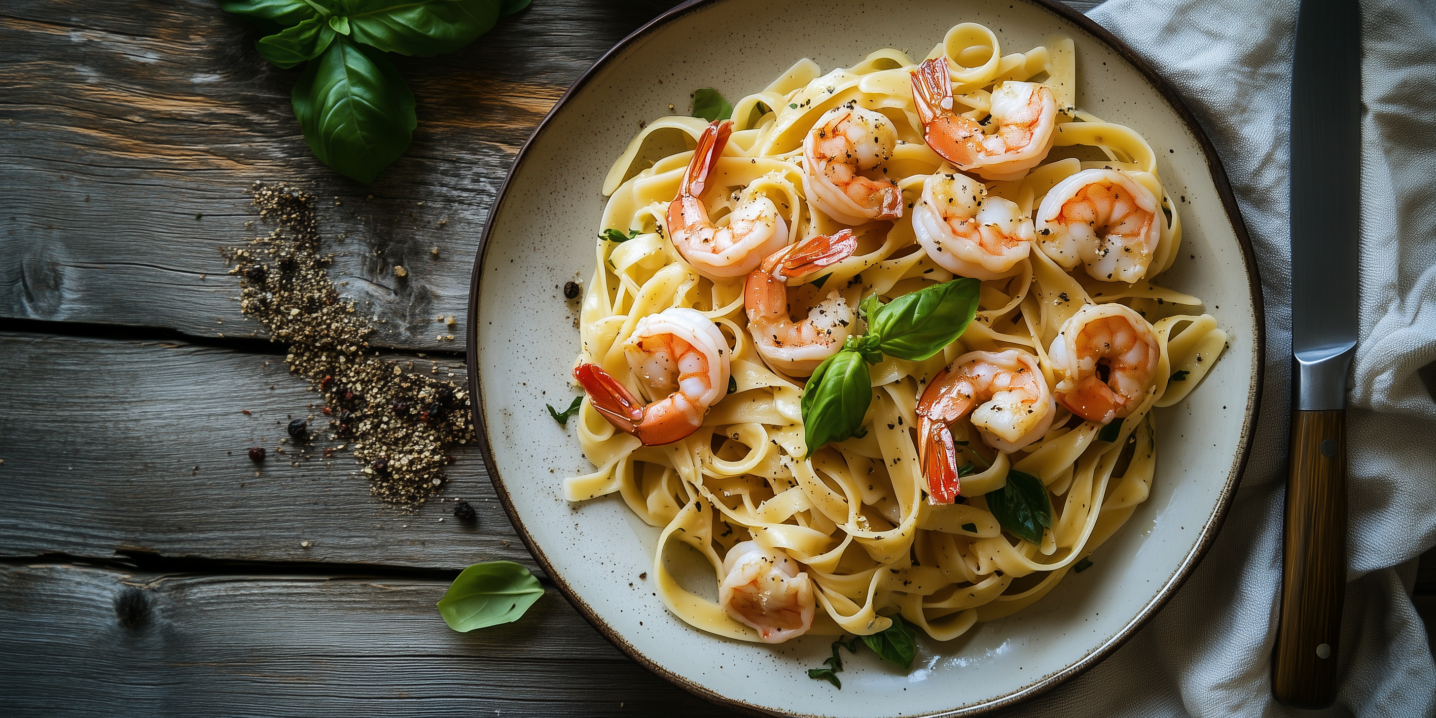 Tuscan Shrimp Pasta