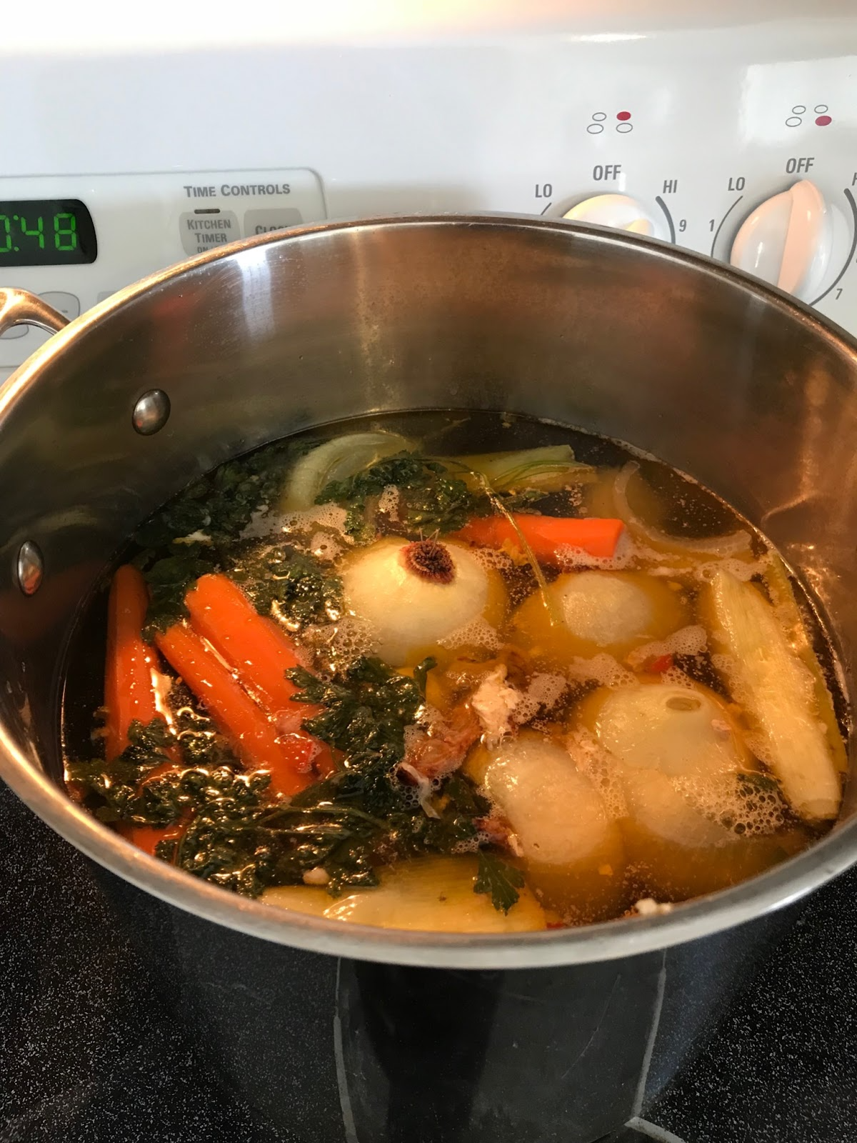 UMAMI Pressure Cooker Chicken Stock