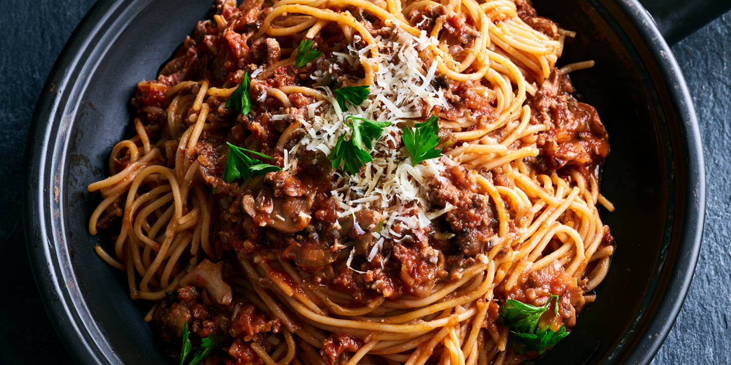Umami Mushroom Bolognese