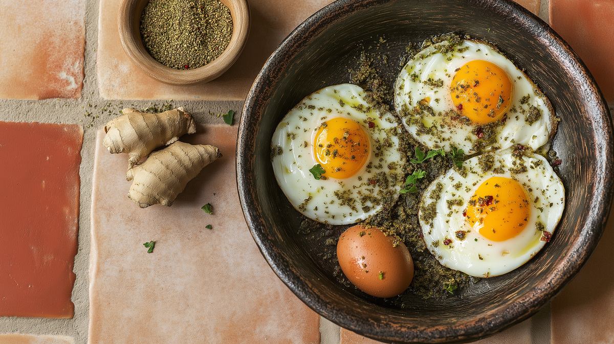 Za’atar Eggs with Za’atar Chili Crisp