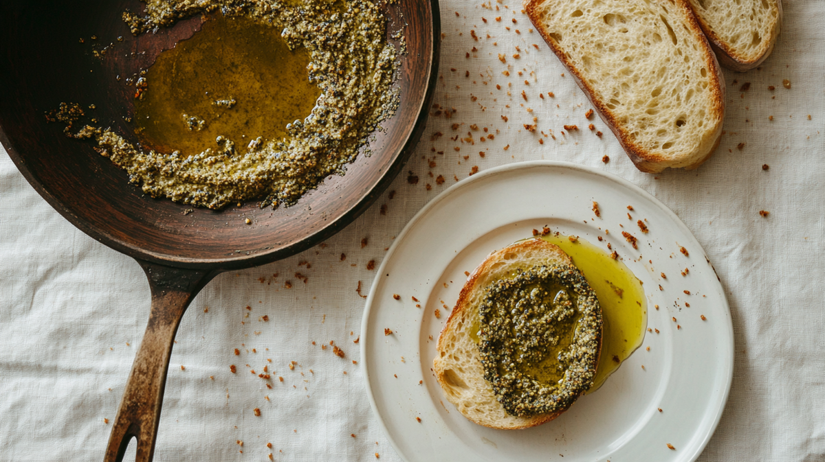 Za’atar Olive Oil Dip with Warm Bread