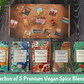 Vegan Spice Box Set – Chef Crafted Plant Based Seasonings for Bold Flavor
